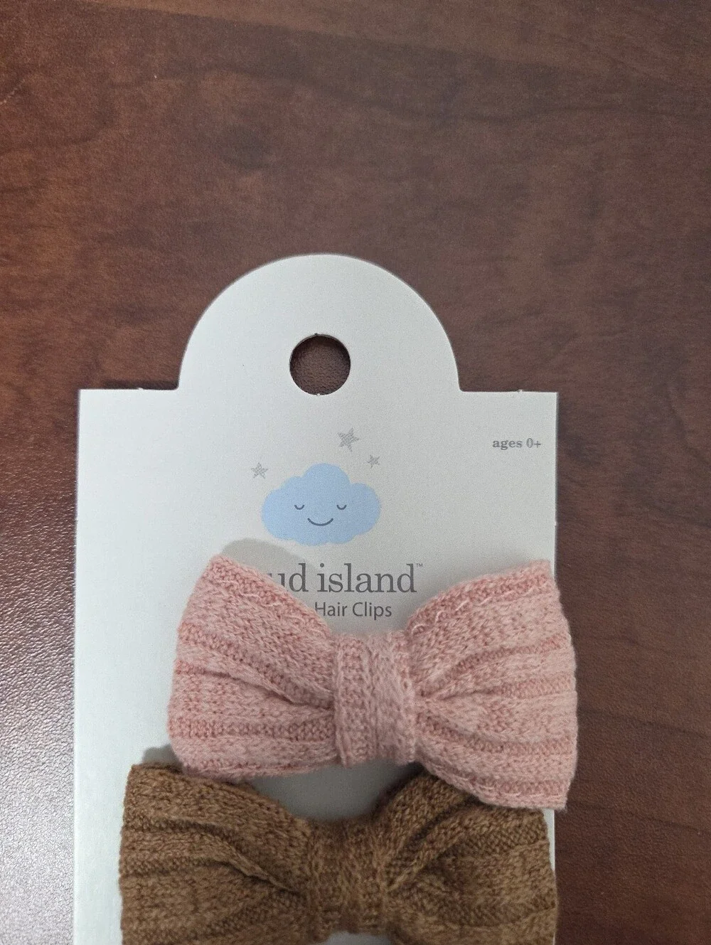 Cloud Island Baby Hair Clip Bows 6 Pack Nwt